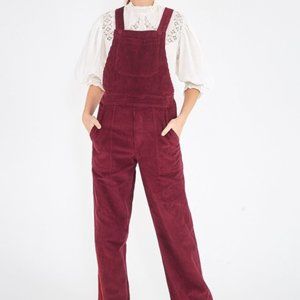 FARM Rio Burgundy Corduroy Overalls